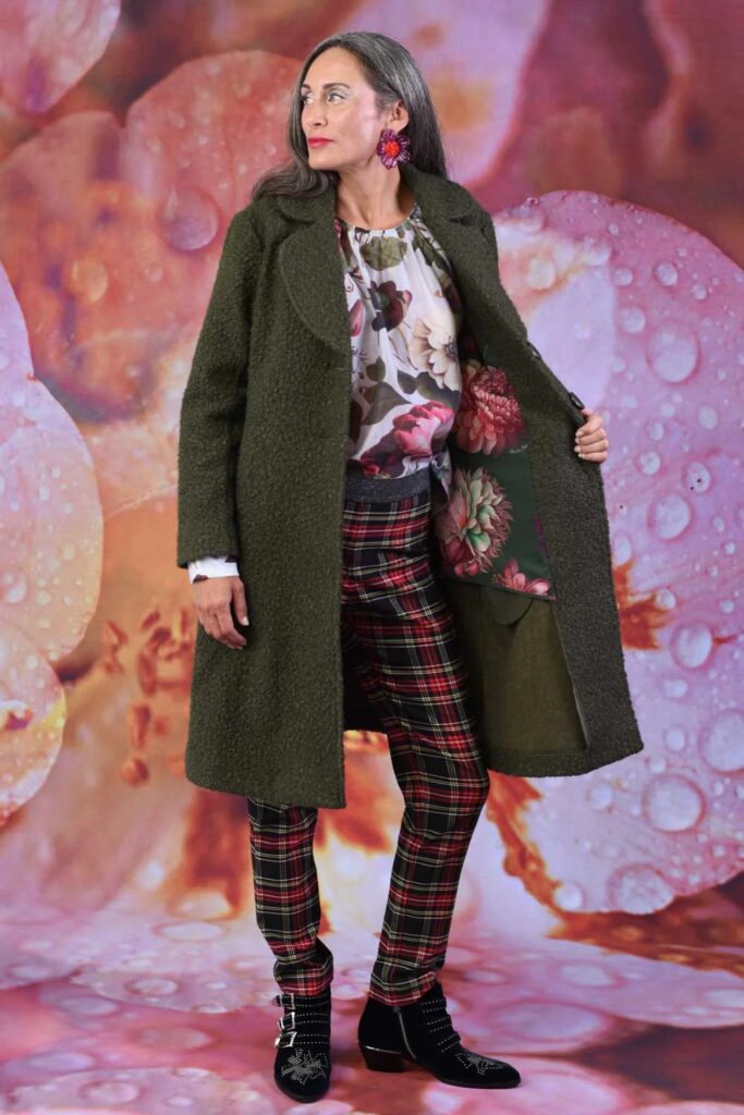 A women wearing a jacket